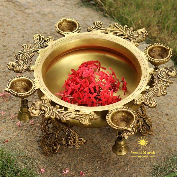 Buy latest and antique brass uruli to decorate your home Veena Murali